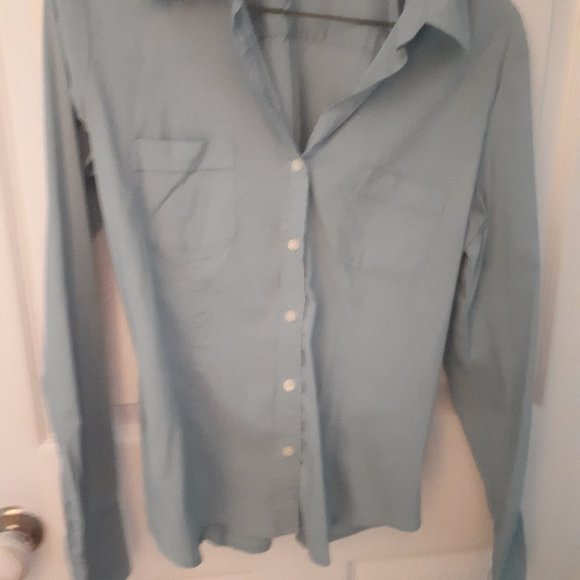 Pale blue Old Navy Size Small Button up shirt - Picture 1 of 3